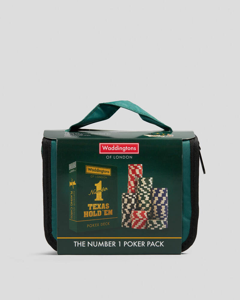 Waddingtons Playing Cards: Travel Poker Set for Unisex
