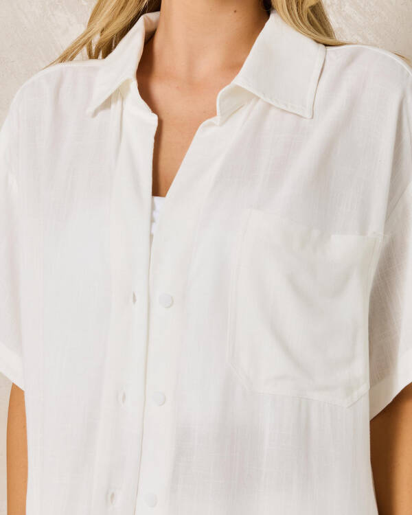 Mooloola Symi Vanessa Short Sleeve Shirt for Womens