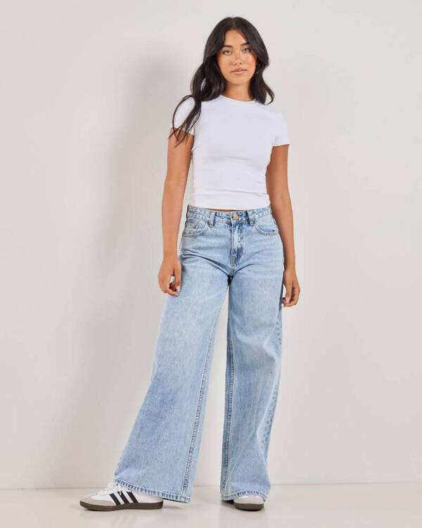 DESU Soho Wide Leg Jeans for Womens