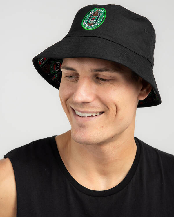 Victor Bravo's Stubby Life Reversible Bucket Hats for Mens