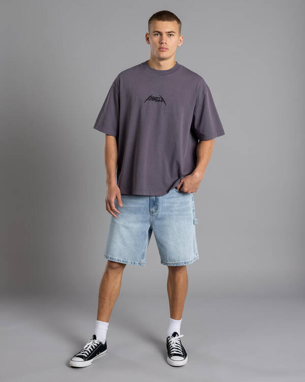 Thrills Starpower Slacker Denim Shorts for Mens