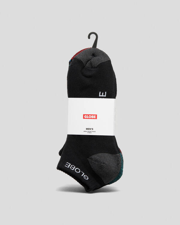 Globe Ingles Ankle Socks 5 Pack for Mens