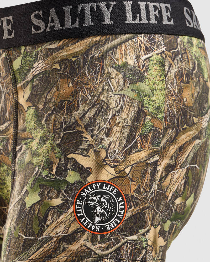 Salty Life Woodland Fitted Boxer Shorts for Mens