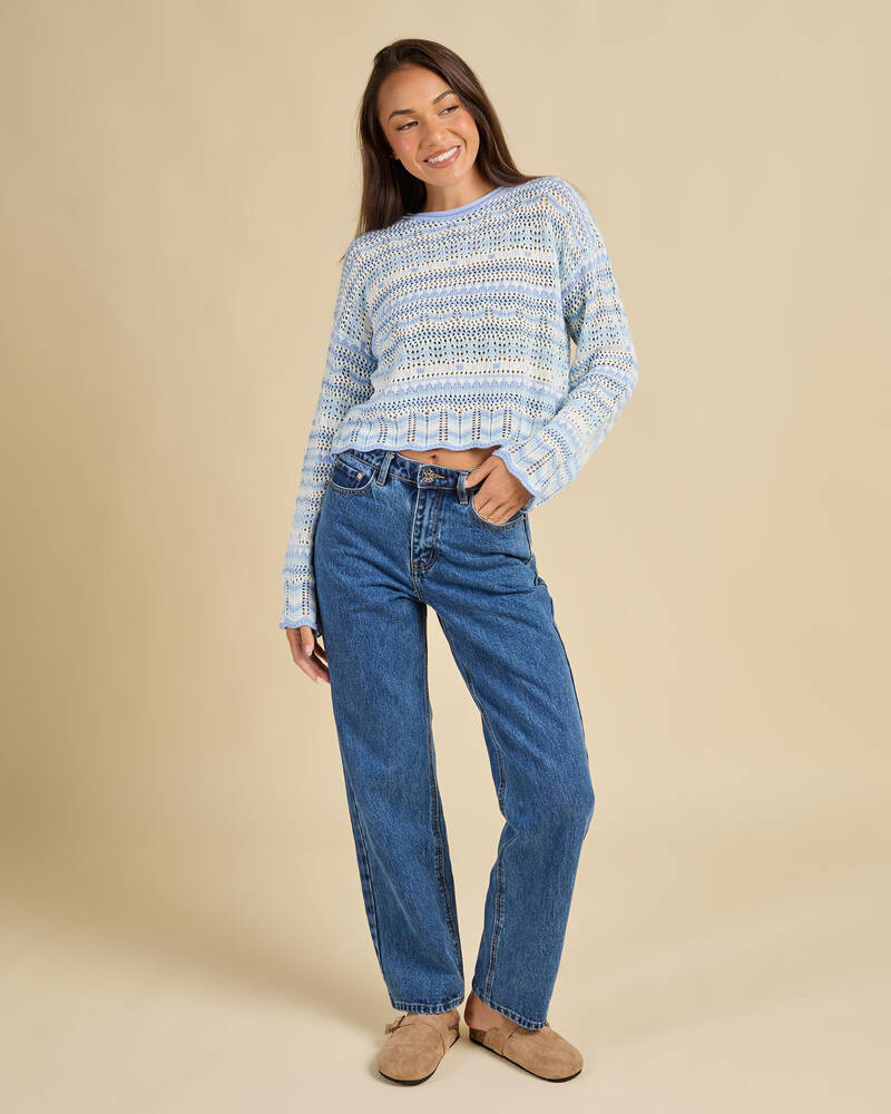Mooloola Dream Catcher Crochet Jumper for Womens