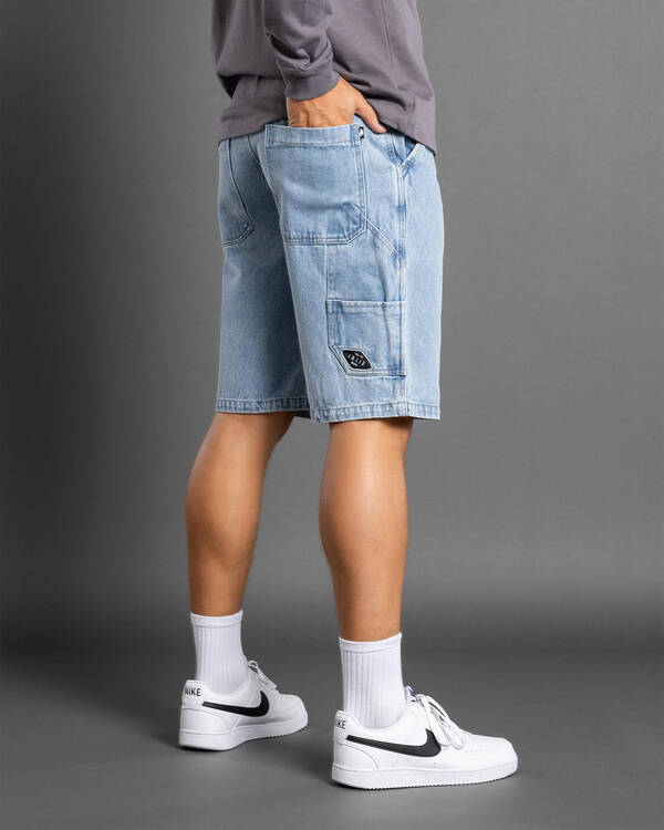 Lucid Institute Denim Walk Shorts for Mens