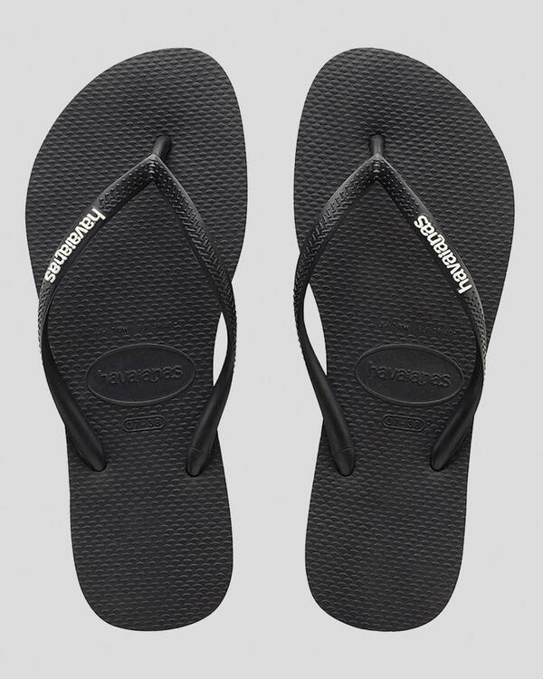 Havaianas Slim Logo Thongs for Womens