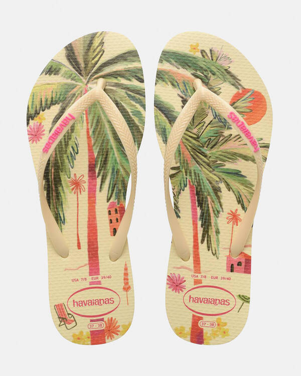 Havaianas Slim Summer Bliss Thongs for Womens