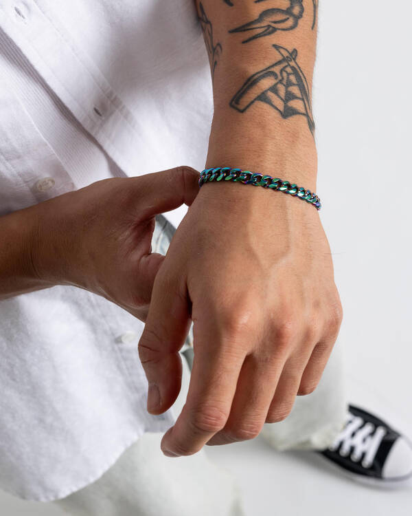 REPUBLIK Oil Slick Metal Bracelet for Mens