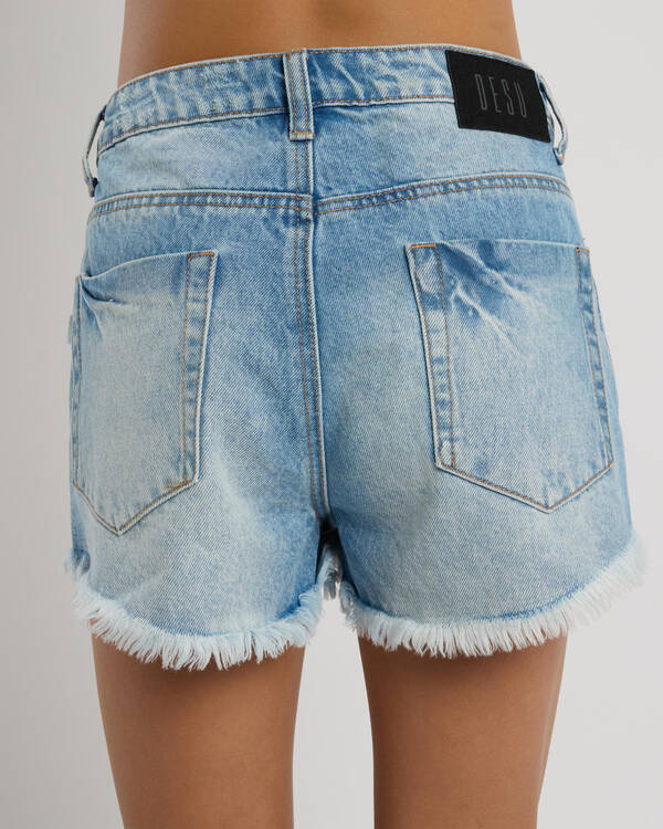 DESU Girls' Texas Denim Shorts for Womens