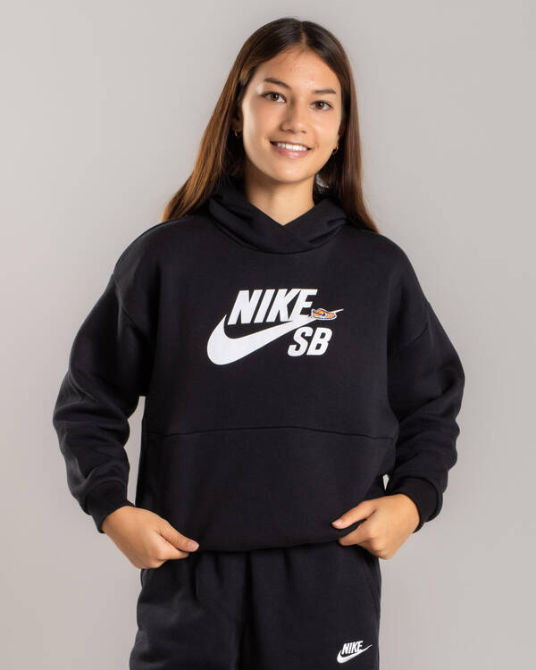 Nike Girls' Icon Fleece Hoodie SB for Womens