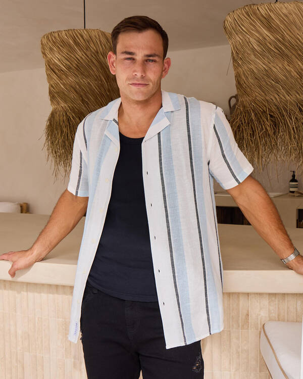 Lucid Harbour Short Sleeve Shirt for Mens