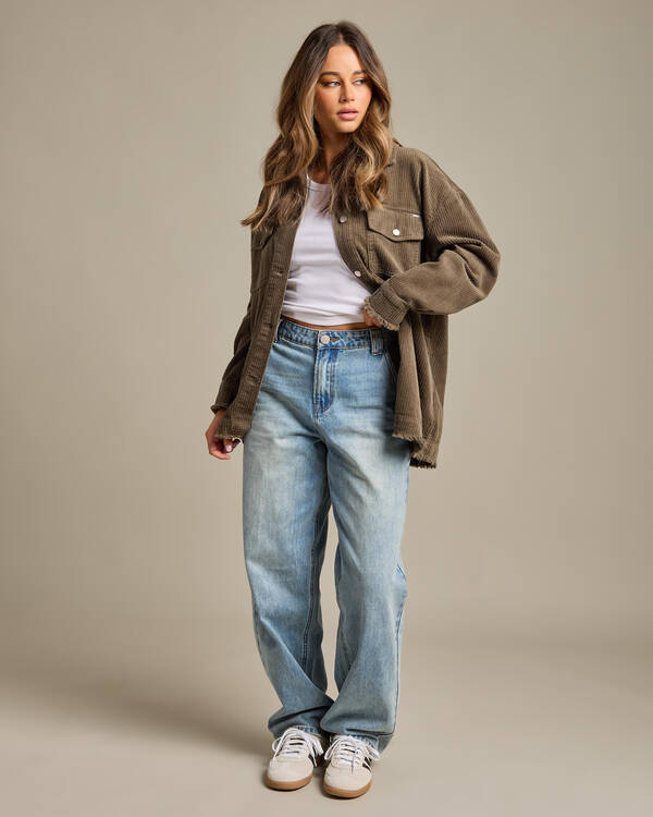 Mooloola Taylor Cord Shacket for Womens