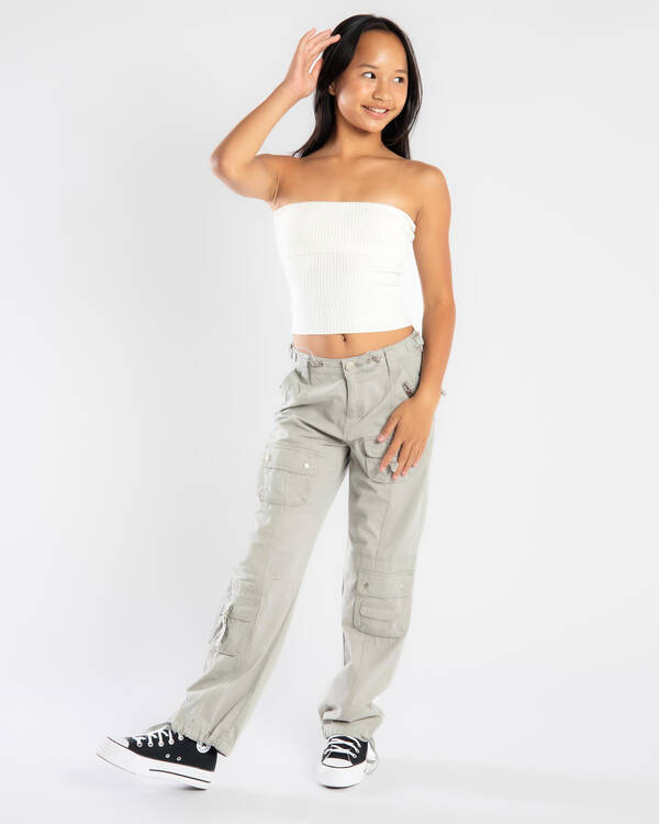 Ava And Ever Girls' Basic Knit Tube Top for Womens