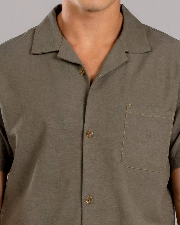 Rhythm Contrast Short Sleeve Shirt for Mens