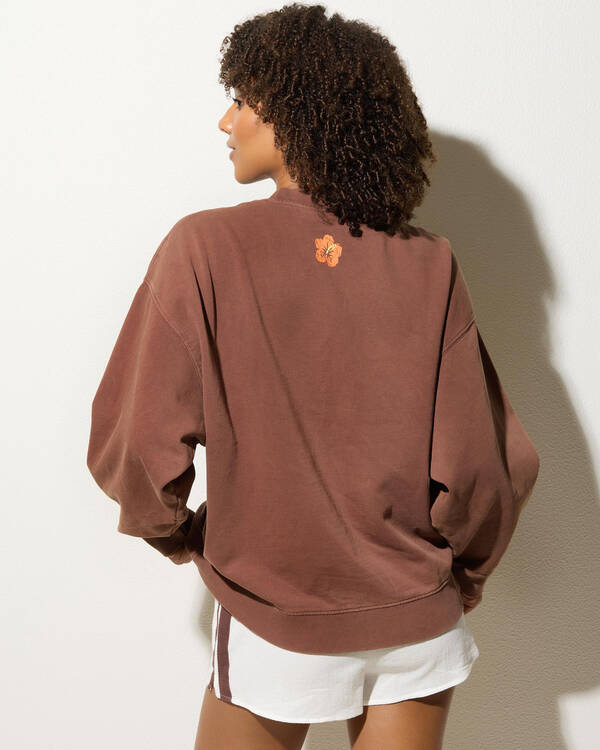 Roxy Lineup Crewneck Sweatshirt for Womens