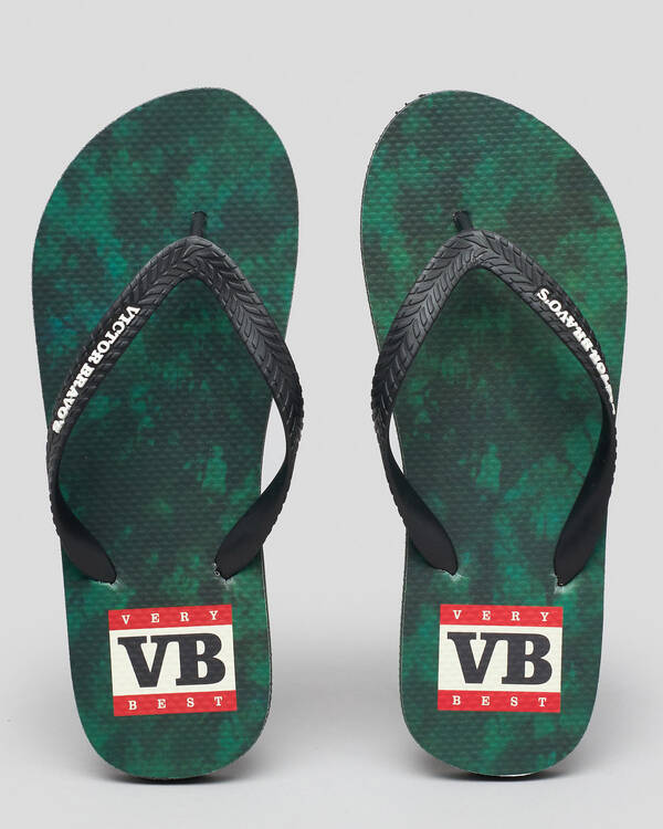 Victor Bravo's Shamrock Avocado Thongs for Mens