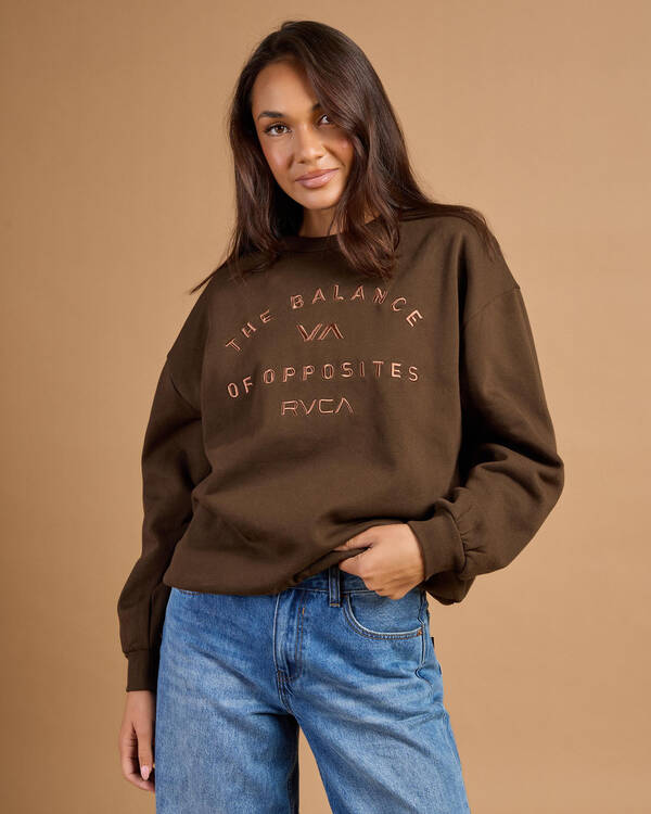 RVCA Bold Vintage Crewneck Sweatshirt for Womens