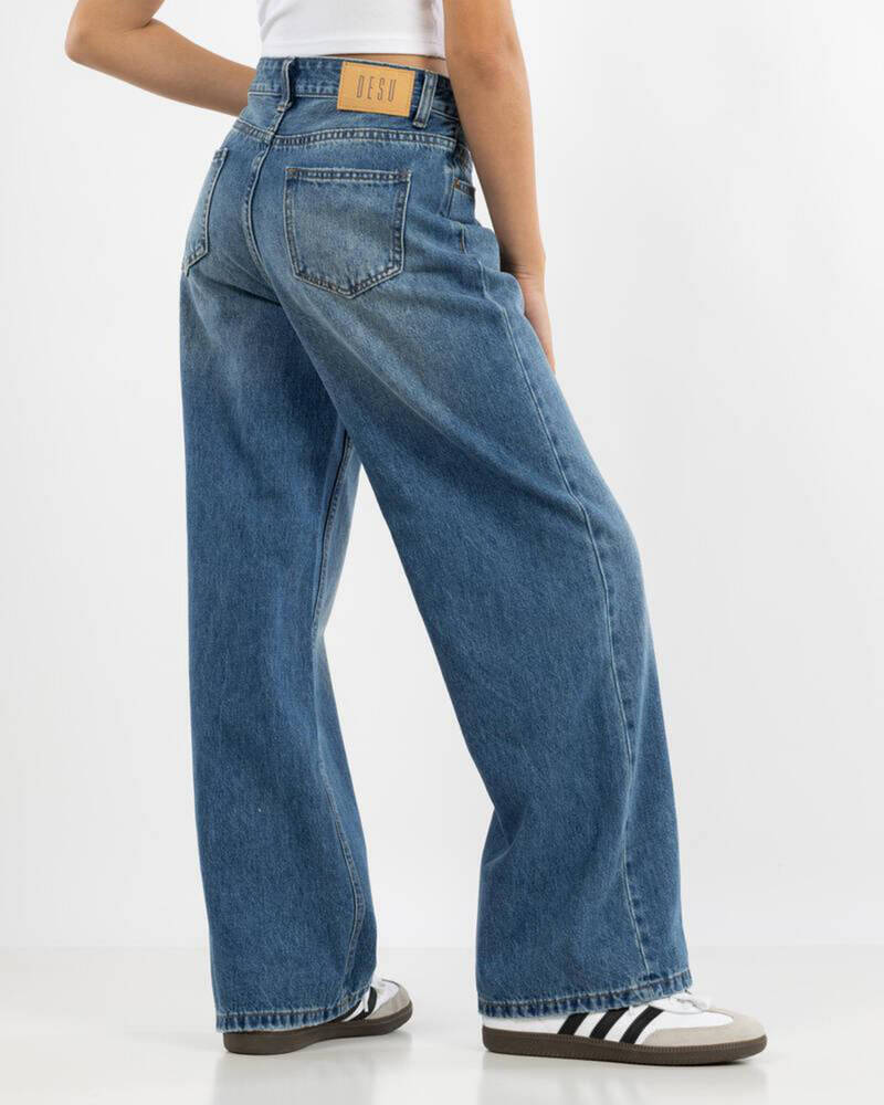 DESU Girls' Soho Wide Leg Jeans for Womens