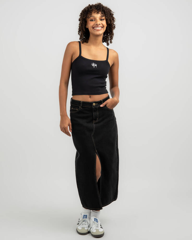 Stussy Graffiti Rib Singlet for Womens