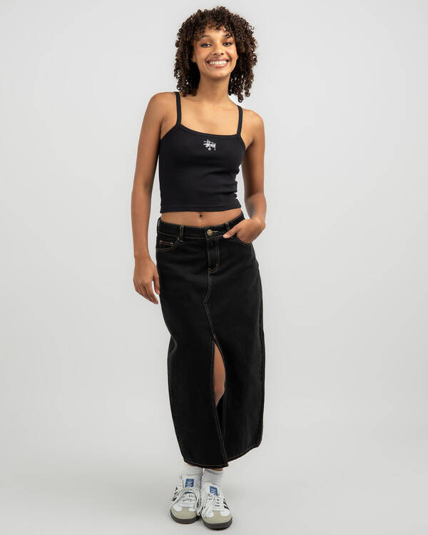 Stussy Graffiti Rib Singlet for Womens