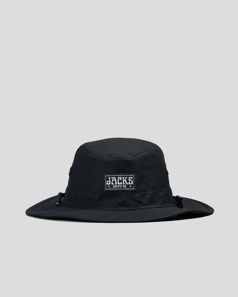 Jacks Outline Wide Brim Hat for Mens