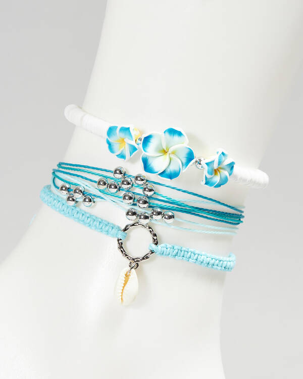 Karyn In LA Aloha Anklet Pack for Womens