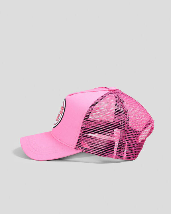 Santa Cruz Girls' Glint Dot Fill Trucker Cap for Womens