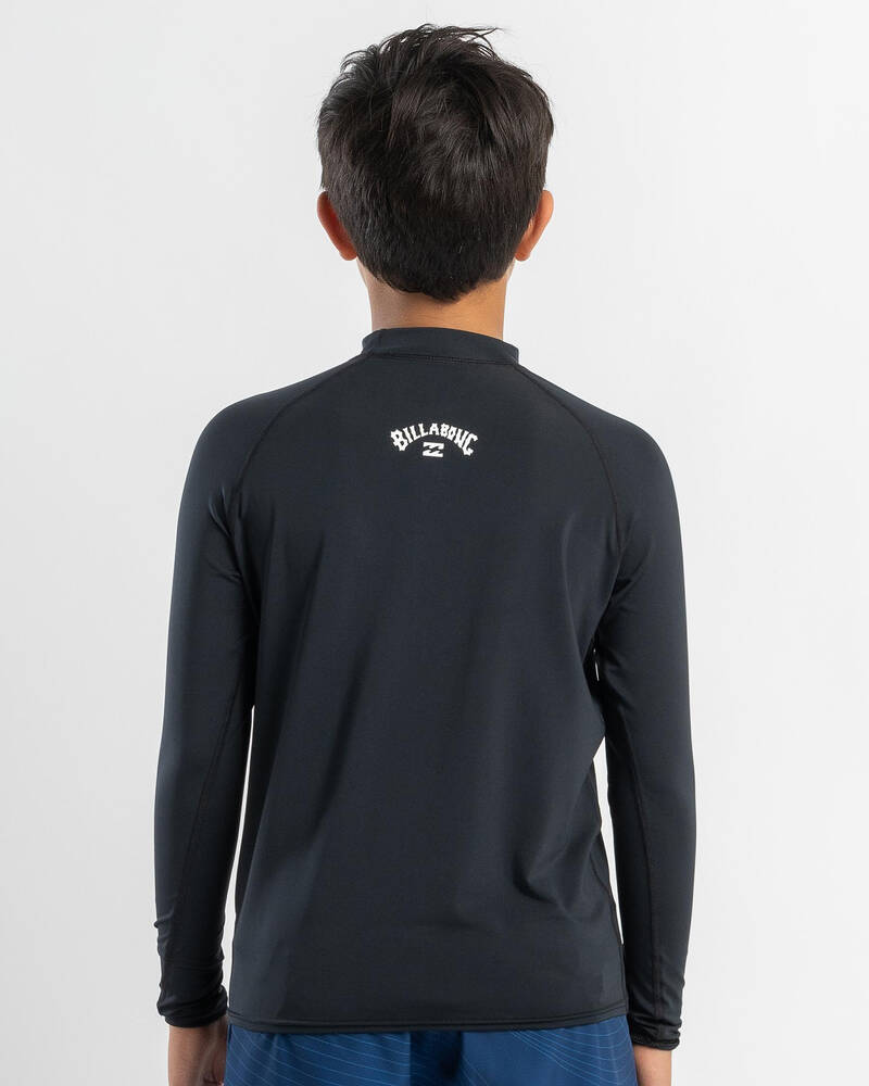 Billabong Boys' All Day Arch Long Sleeve Rash Vest for Mens