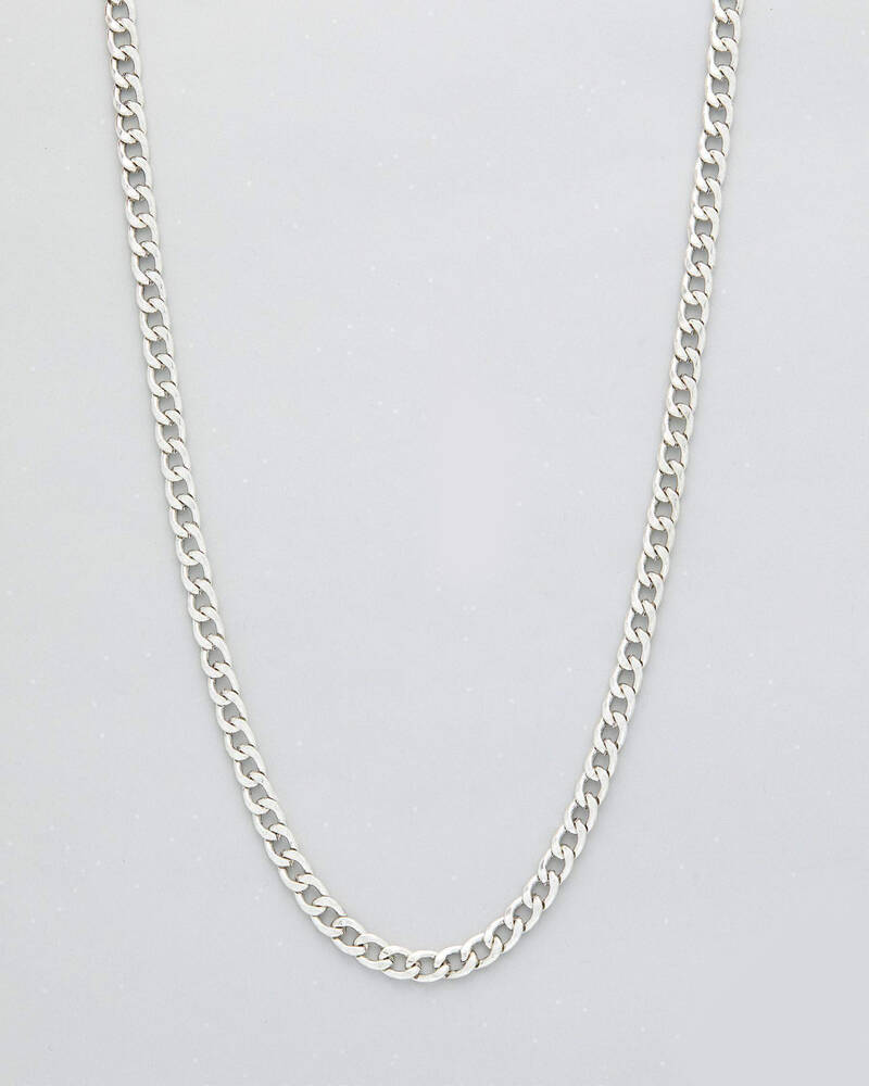 REPUBLIK Silver Chain Necklace for Mens