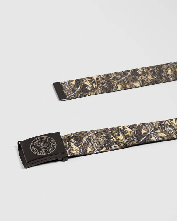 Salty Life Into the Woods Reversible Web Belt for Mens
