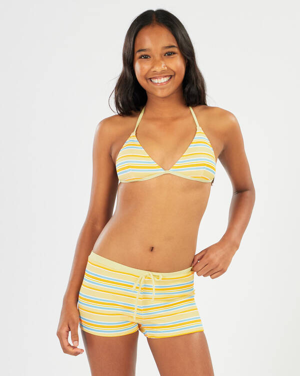 Girls' Sunkiss Fixed Triangle Swim Short Set