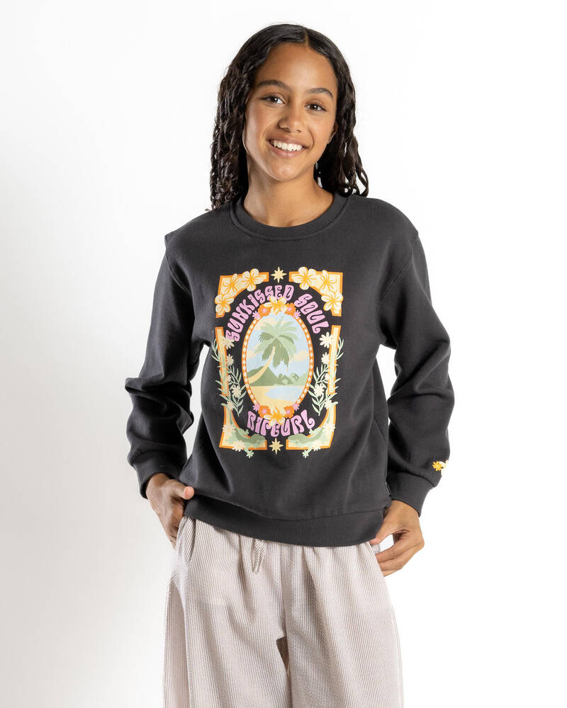 Rip Curl Girls' Island Bliss Art Sweatshirt for Womens