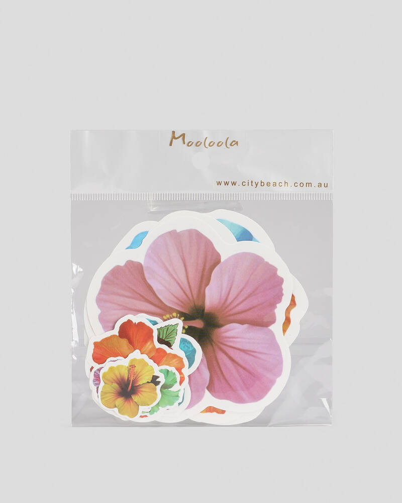 Mooloola Hibiscus Sticker Pack for Womens