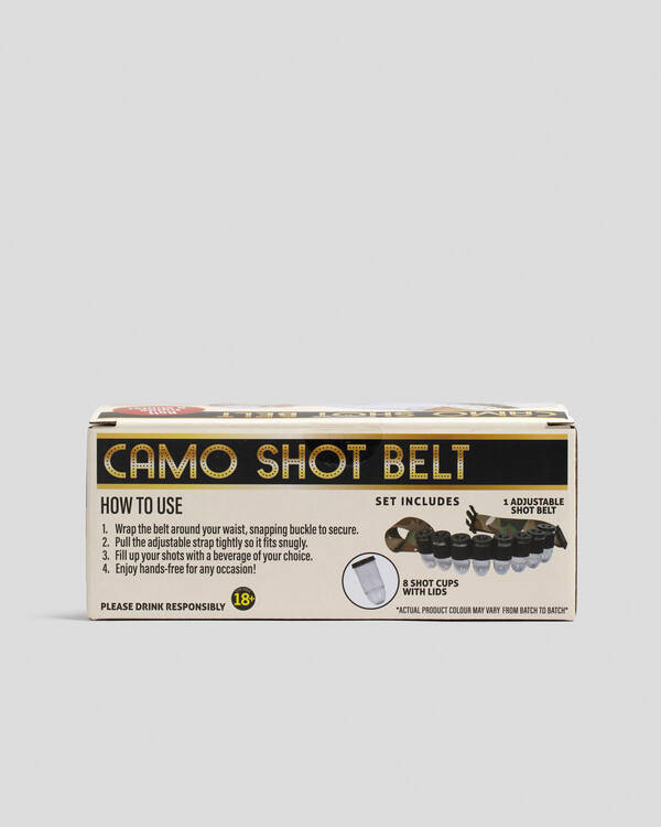 Get It Now Camo Shot Belt for Unisex