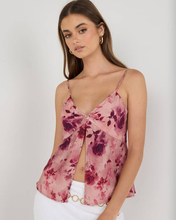 Ava And Ever Aster split Front Top for Womens