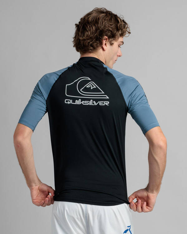 Quiksilver On Tour Short Sleeve Rash Vest for Mens