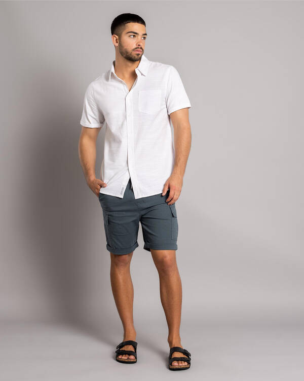 Lucid Shroud Elastic Waist Shorts for Mens