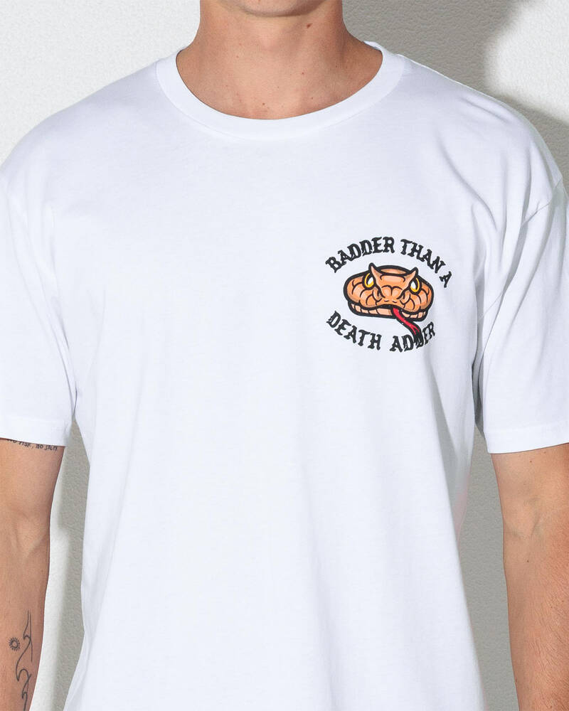 Bush Chook Death Adder T-Shirt for Mens