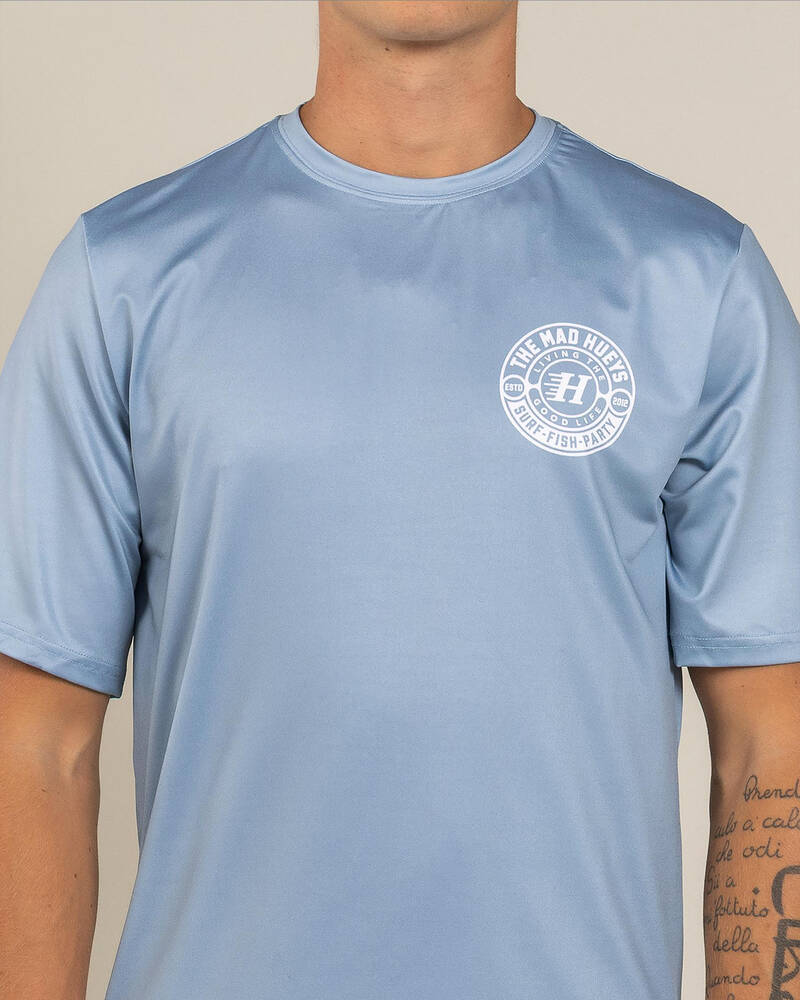 The Mad Hueys Hueys Good Life Short Sleeve Surf T-Shirt for Mens