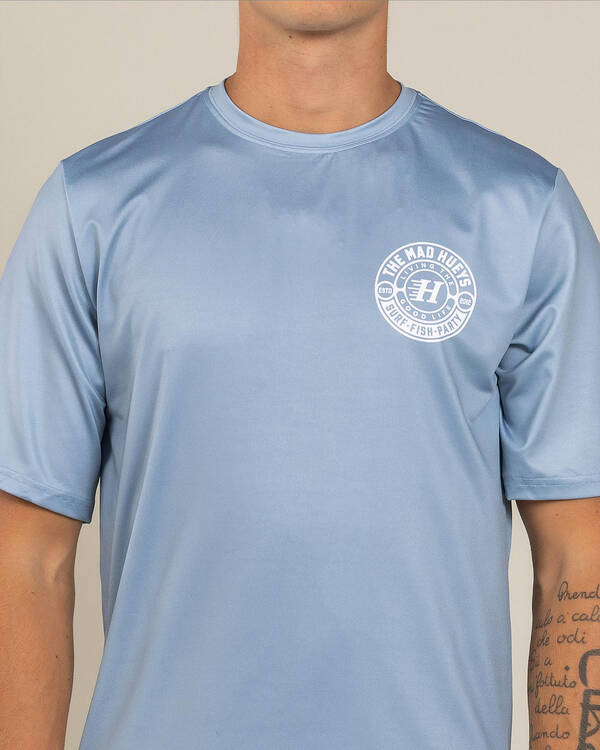 The Mad Hueys Hueys Good Life Short Sleeve Surf T-Shirt for Mens