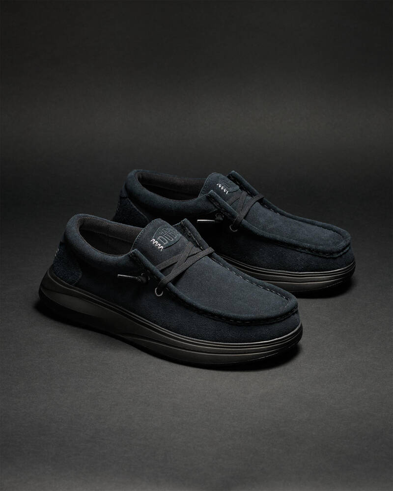 HEYDUDE Wally COMF Suede Shoes for Mens