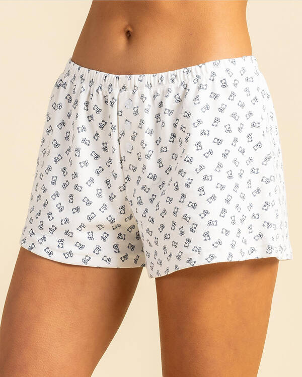 Malibu Lounge Little Bear Boxer Short for Womens