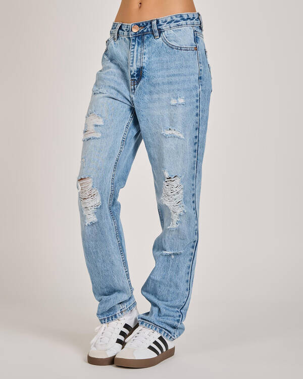DESU Girls' Rebel Straight Leg Jeans for Womens