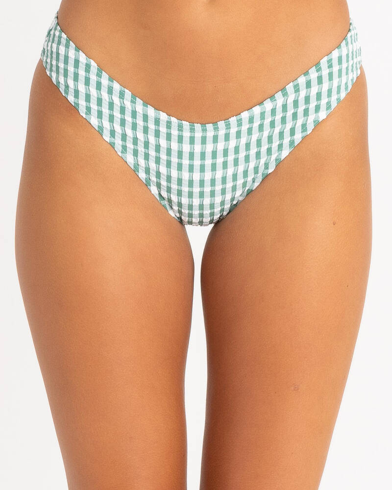 Billabong Wave Check Bondi Bikini Bottom for Womens