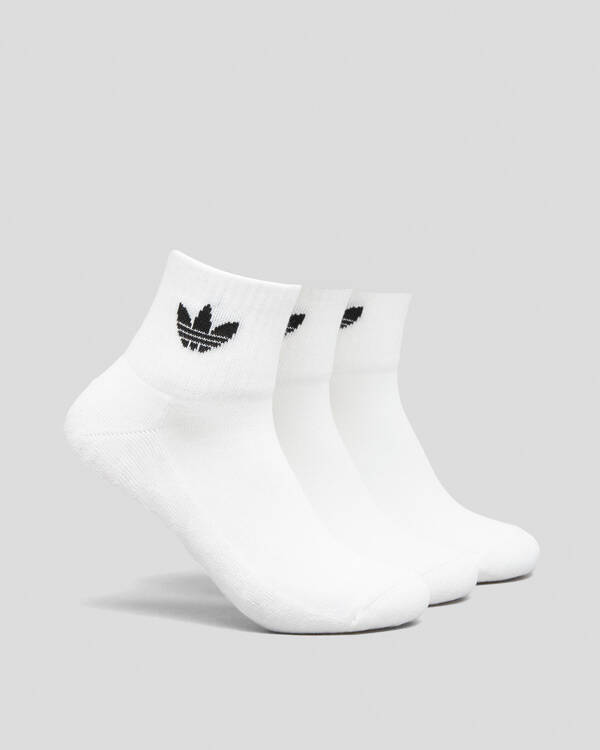 adidas Boys' Mid Ankle Socks 3 Pack for Mens