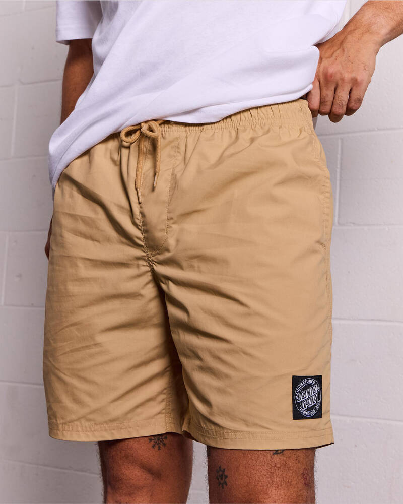 Santa Cruz MFG Dot Cruzier Solid Shorts for Mens