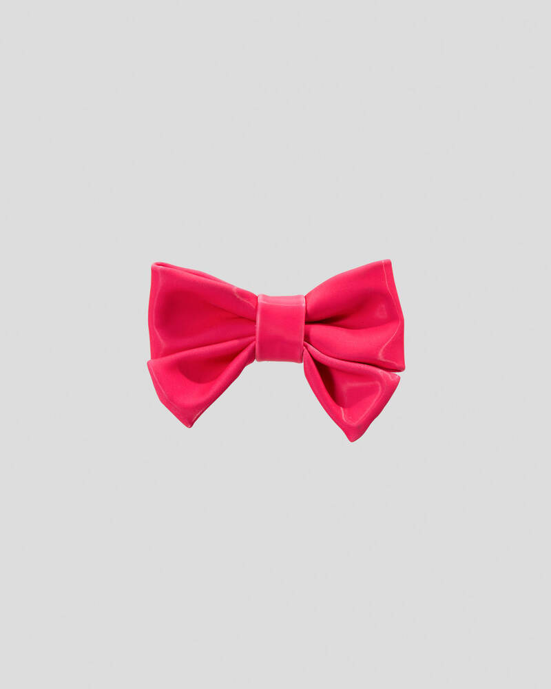 Crocs Dark Romance Pink Bow Jibbitz for Unisex