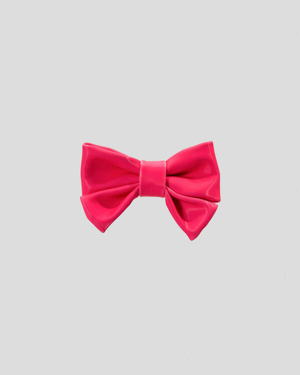 Crocs Dark Romance Pink Bow Jibbitz for Unisex