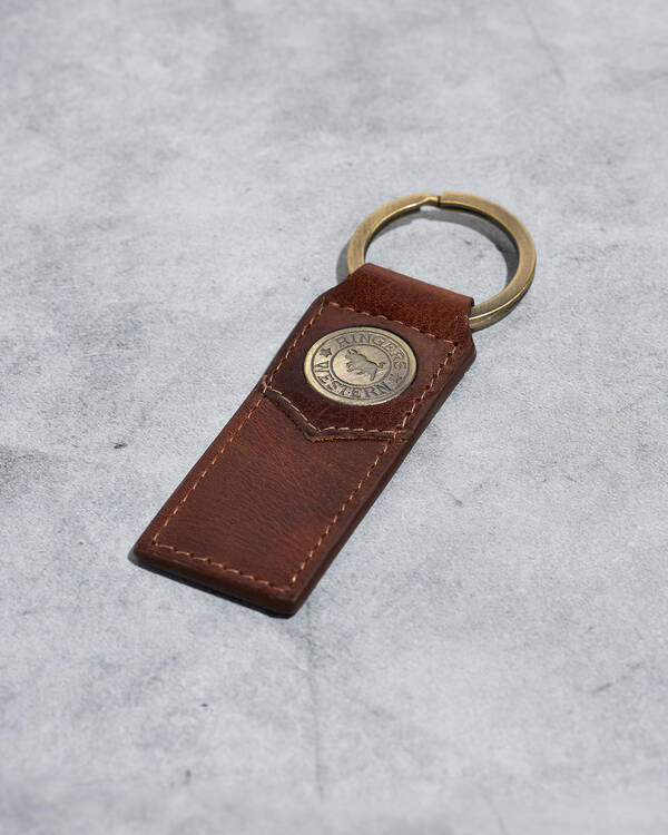 Ringers Western Toro Leather Key Ring for Mens