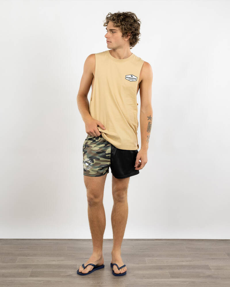 Ringers Western Camo Footy Shorts for Mens